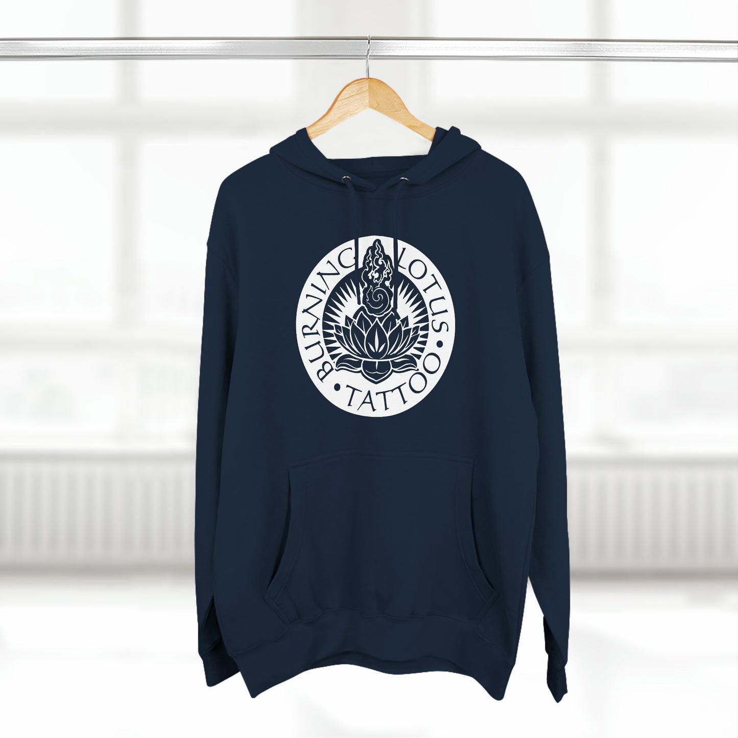 White Logo Hoodie