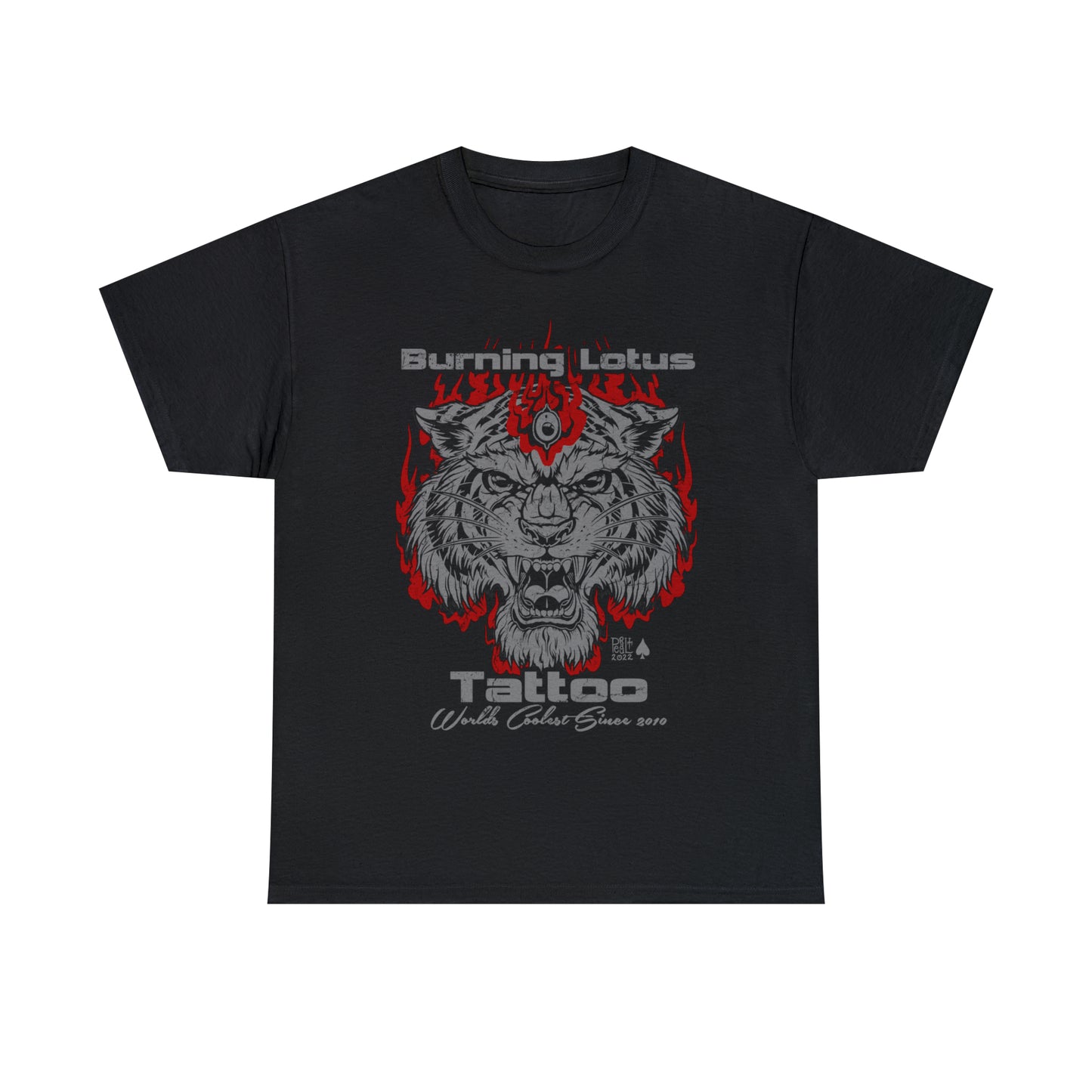 Tiger Burning Lotus