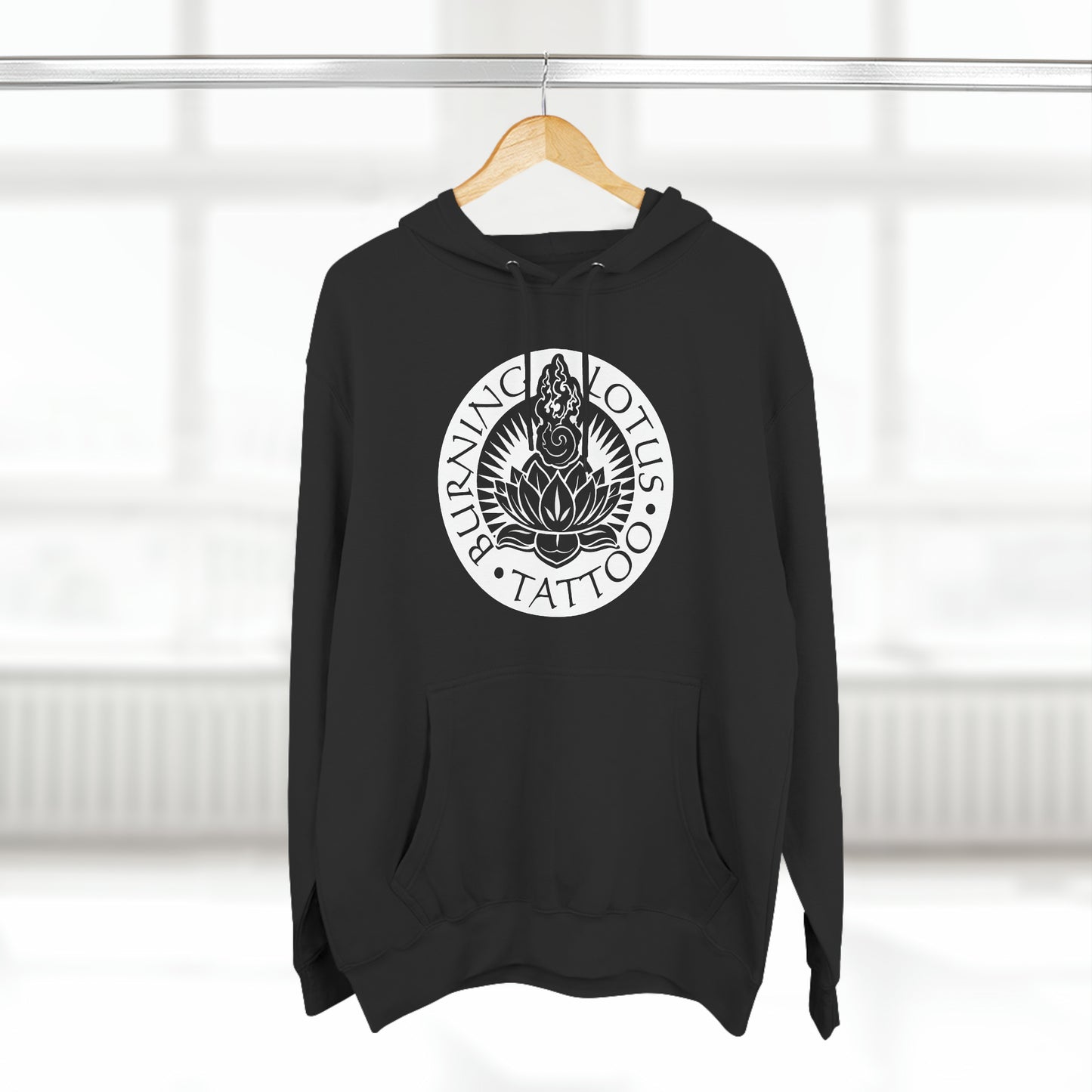 White Logo Hoodie