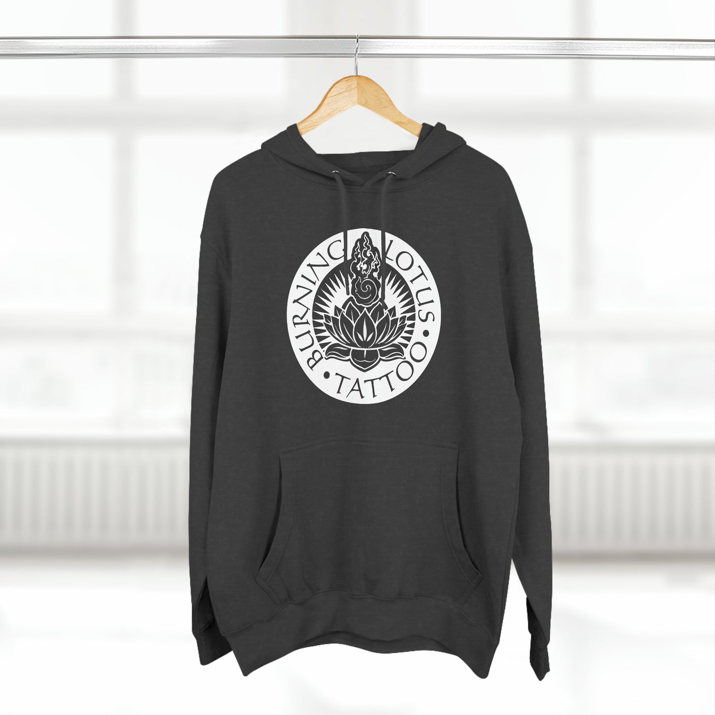 White Logo Hoodie