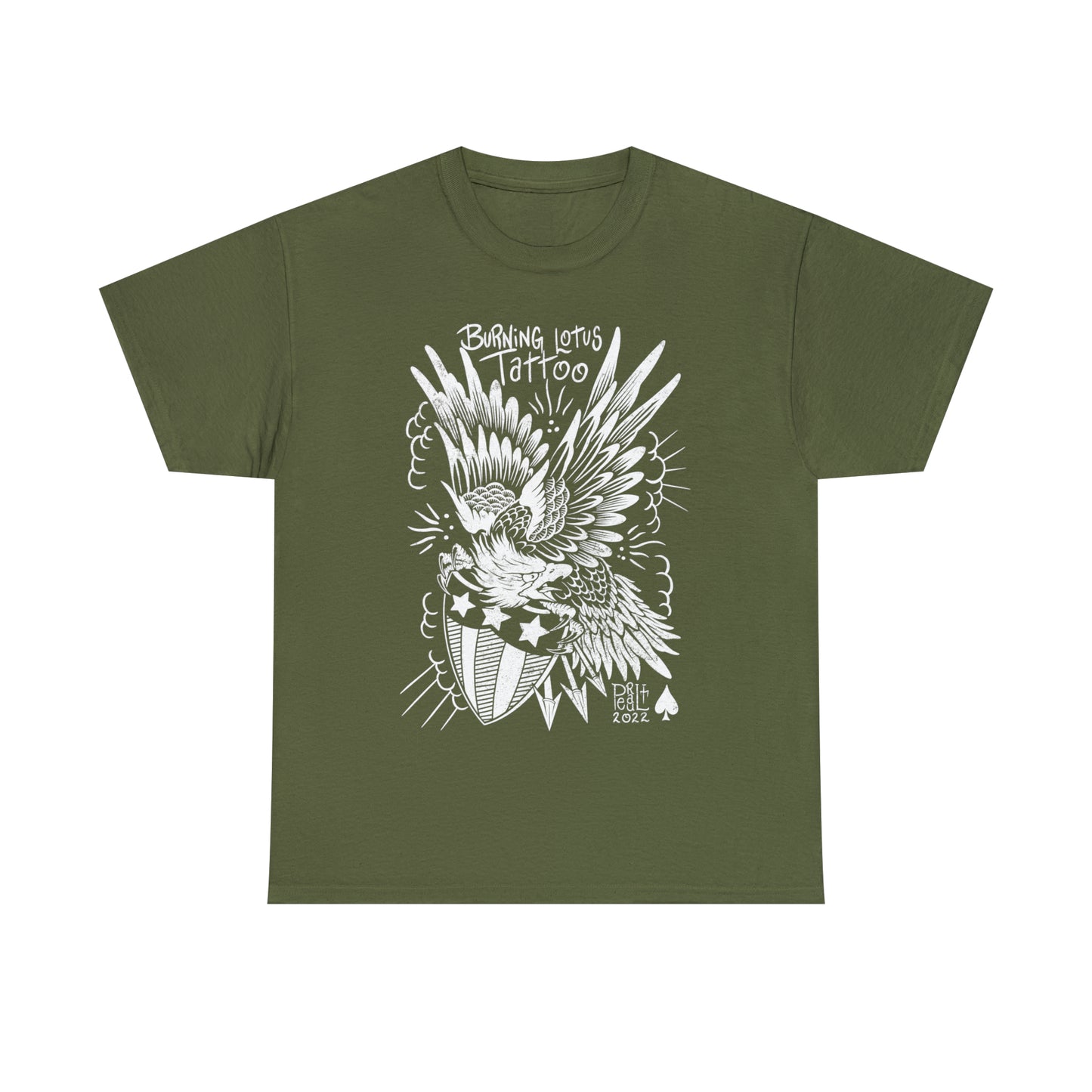 Eagle Burning Lotus