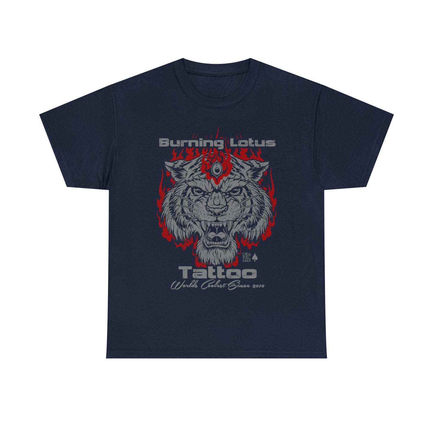 Tiger Burning Lotus