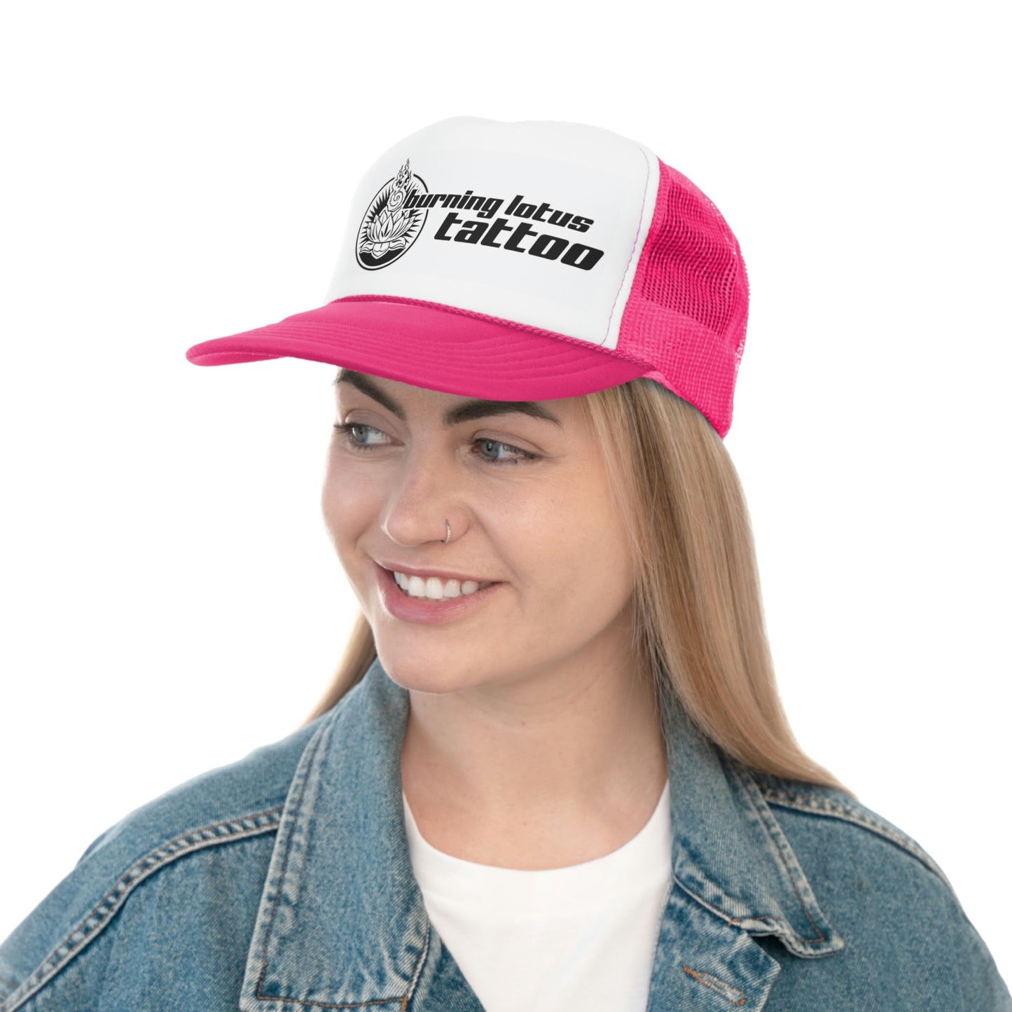 Burning Lotus Trucker Hat