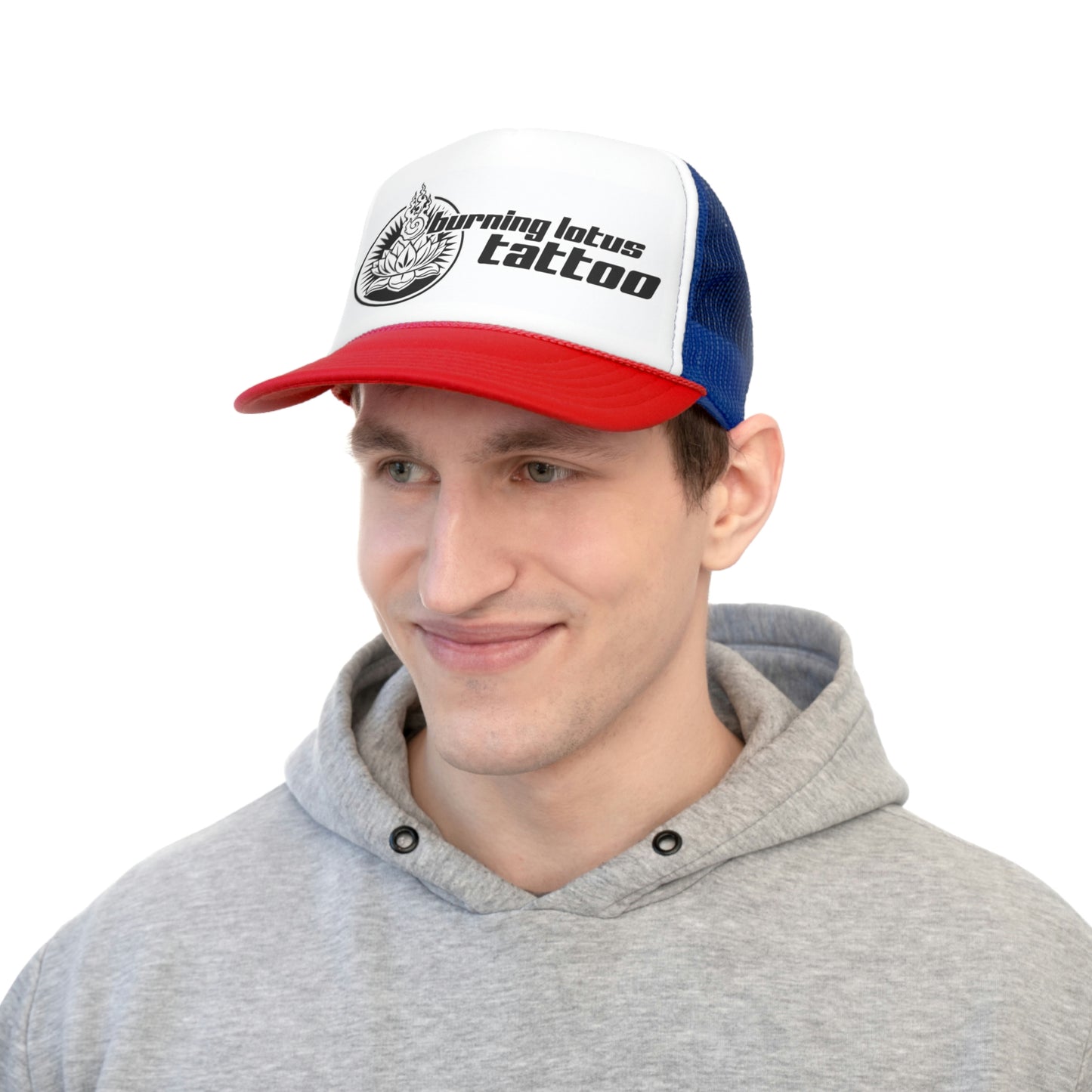 Burning Lotus Trucker Hat