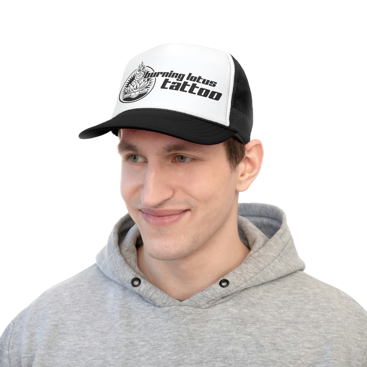 Burning Lotus Trucker Hat
