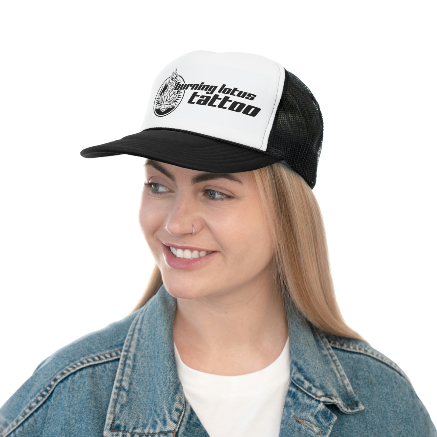 Burning Lotus Trucker Hat