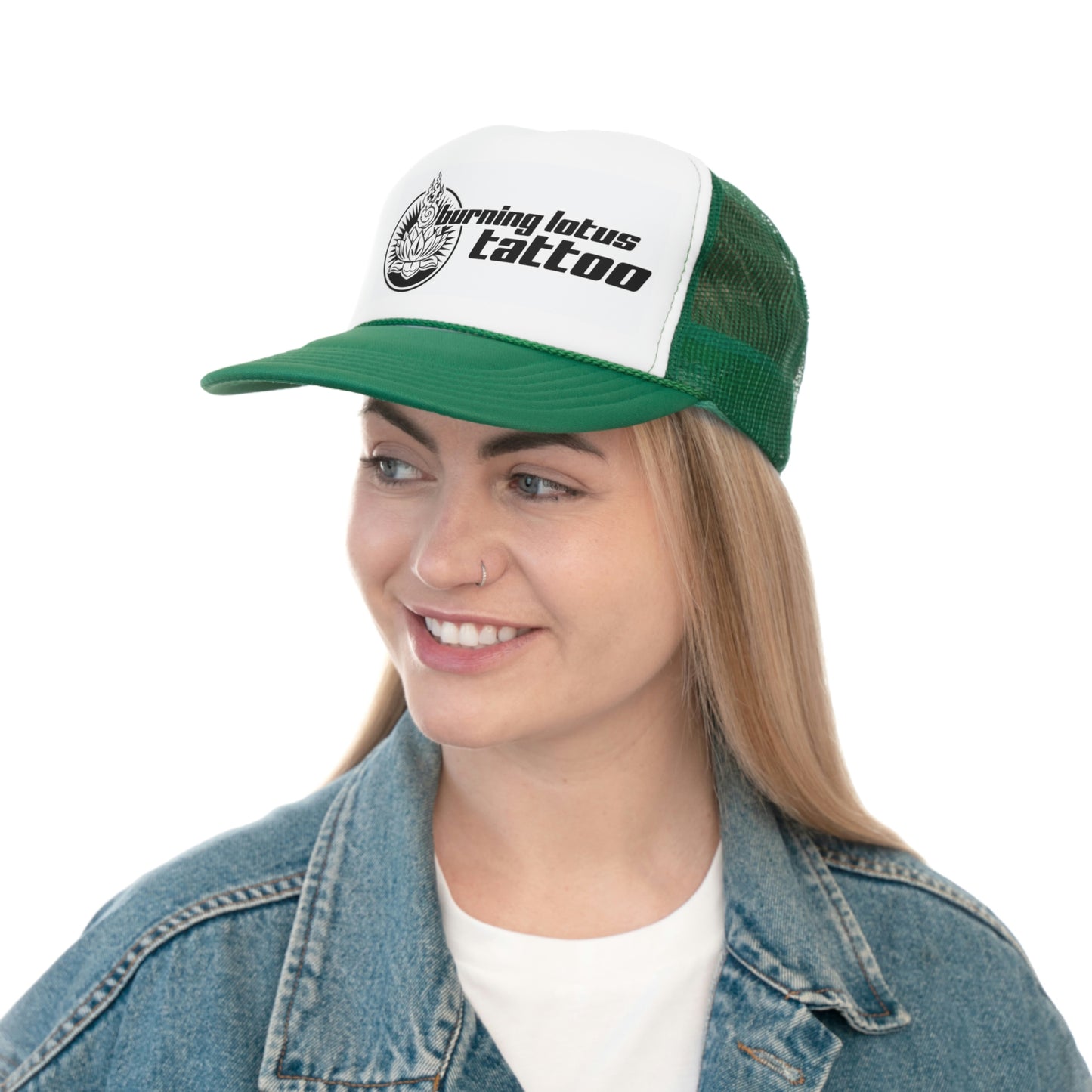 Burning Lotus Trucker Hat