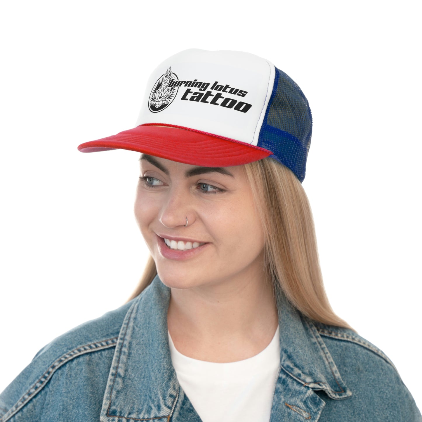 Burning Lotus Trucker Hat